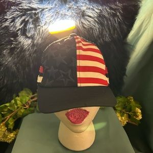 NWT Kids Red White & Blue Stars and Stripes Hat.